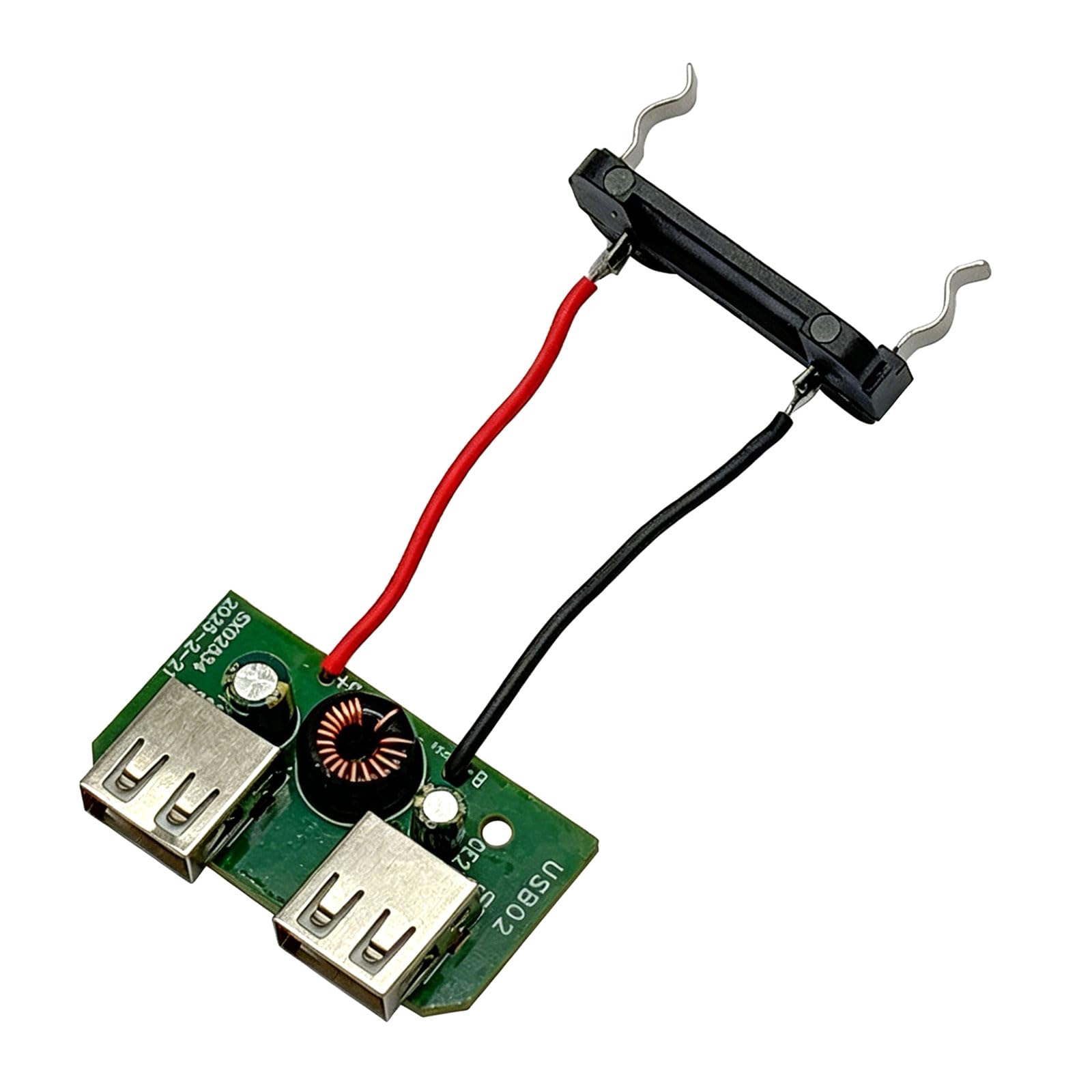 fexxkg USB Charging Module for 16.8V Battery To Double USB Chargers Converter For Phone Device Power Supply Board