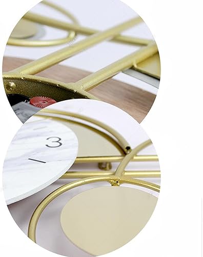 Miniatura 6 de Relojes de pared grandes de metal para sala de estar, arte 3D, silencioso, sin tictac, reloj de cuarzo, creatividad, dormitorio, oficina, corredor,