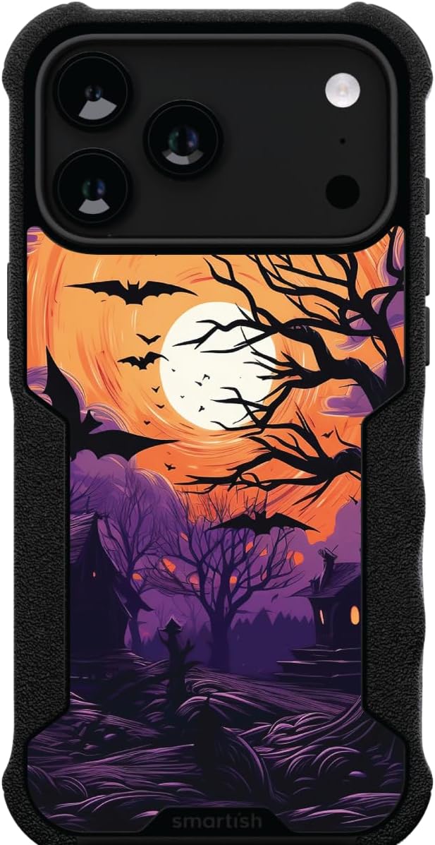 Smartish - This is Halloween - iPhone 17 Pro Max MagSafe Armor Case - Gripzilla [Rugged & Tough] Heavy Duty Armor Case - Fits Apple iPhone 17 Pro Max