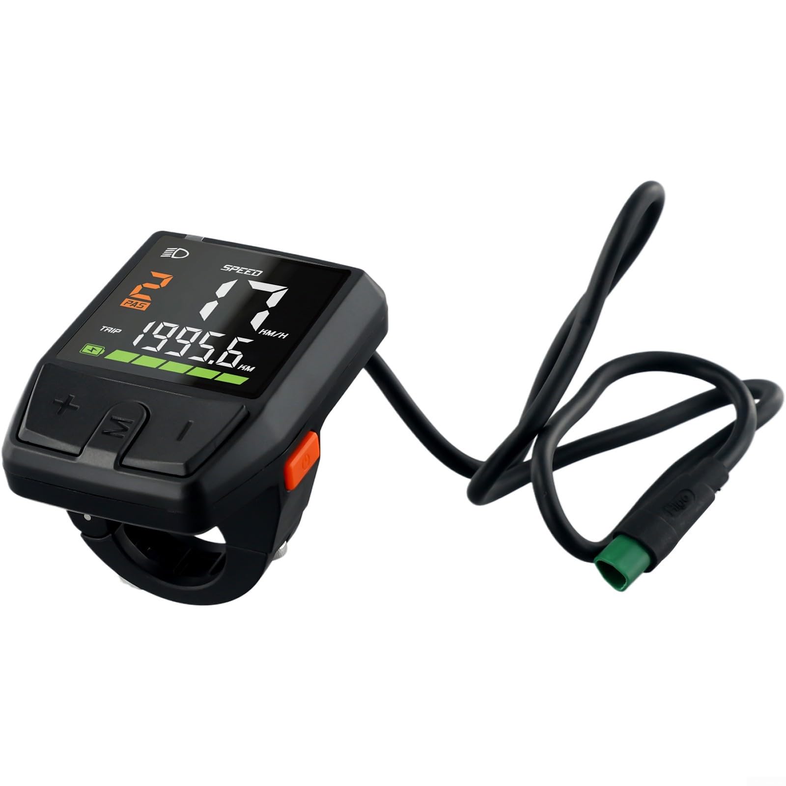 Für Bafang E-Bike Display Bildschirm für M500 Für M600 Motoren, Dual Protocol Uart Can Meter Kompatibel Mit Für Bbs01 02 HD Schwarz ABS