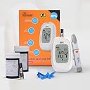 BPL Medical Technologies Glucose Meter Kit for Instant Accurate Blood Sugar Test at Home|Glucometer Machine, 10 Lancets, Lancing Devices & Vial of 35 (10+25) Diabetes Test Strips Combo gallery image