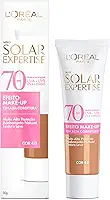L'Oréal Paris Solar Expertise Efeito Makeup FPS 70, Protetor Solar Facial com Cor e Alta Cobertura de Base por 12H, Previne Rugas e Manchas, Cor 4.0, 40g