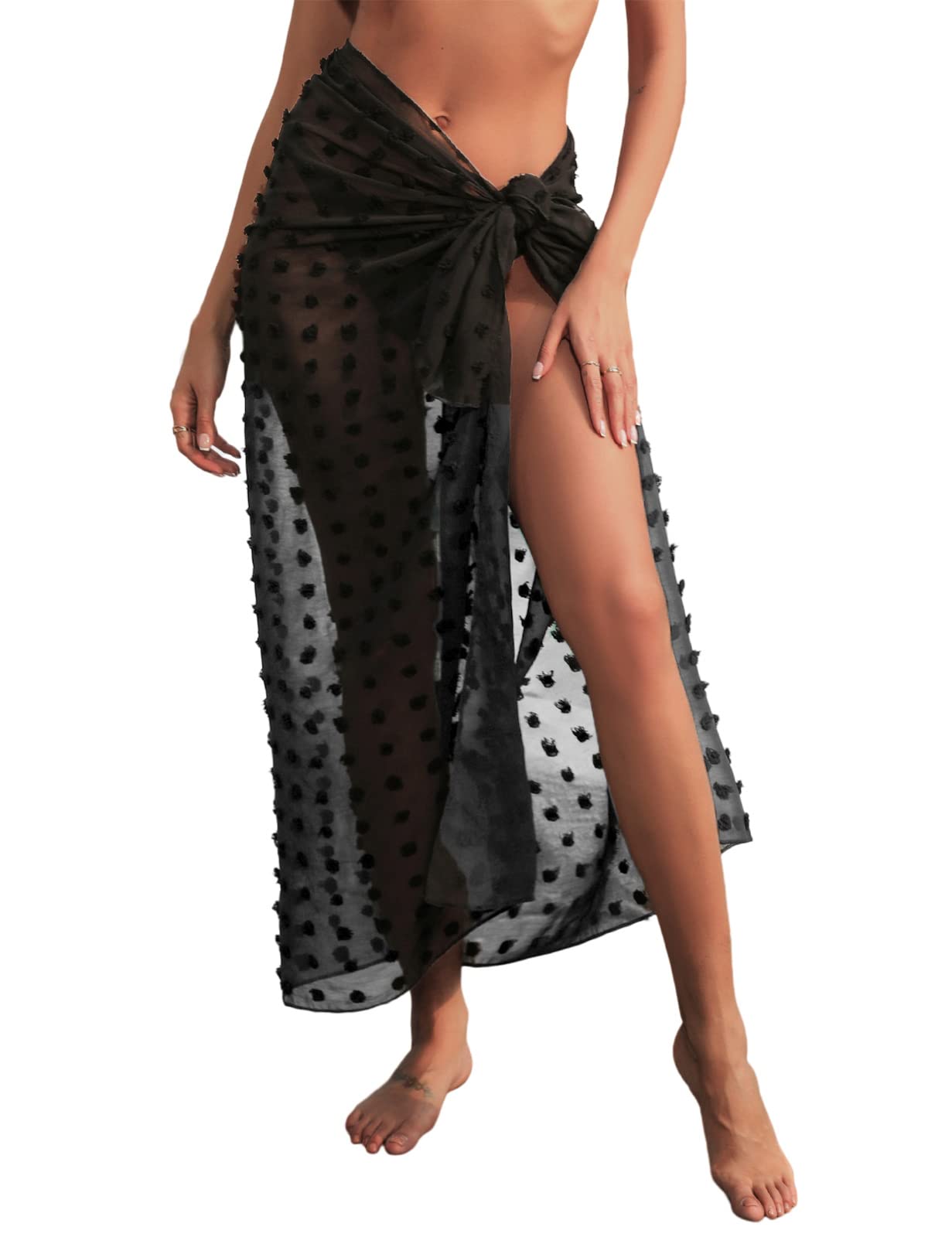UMIPUBO Pareos Playa Mujer, Falda de Playa de Chifón Translúcida Camisolas y Pareos de Verano Sexy Playa Traje de Baño Bikinis Cover Up