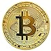 Price comparison product image BAQI Gold Plated Bitcoin Coin Collectible Gift BTC Coin Art Collection Physical