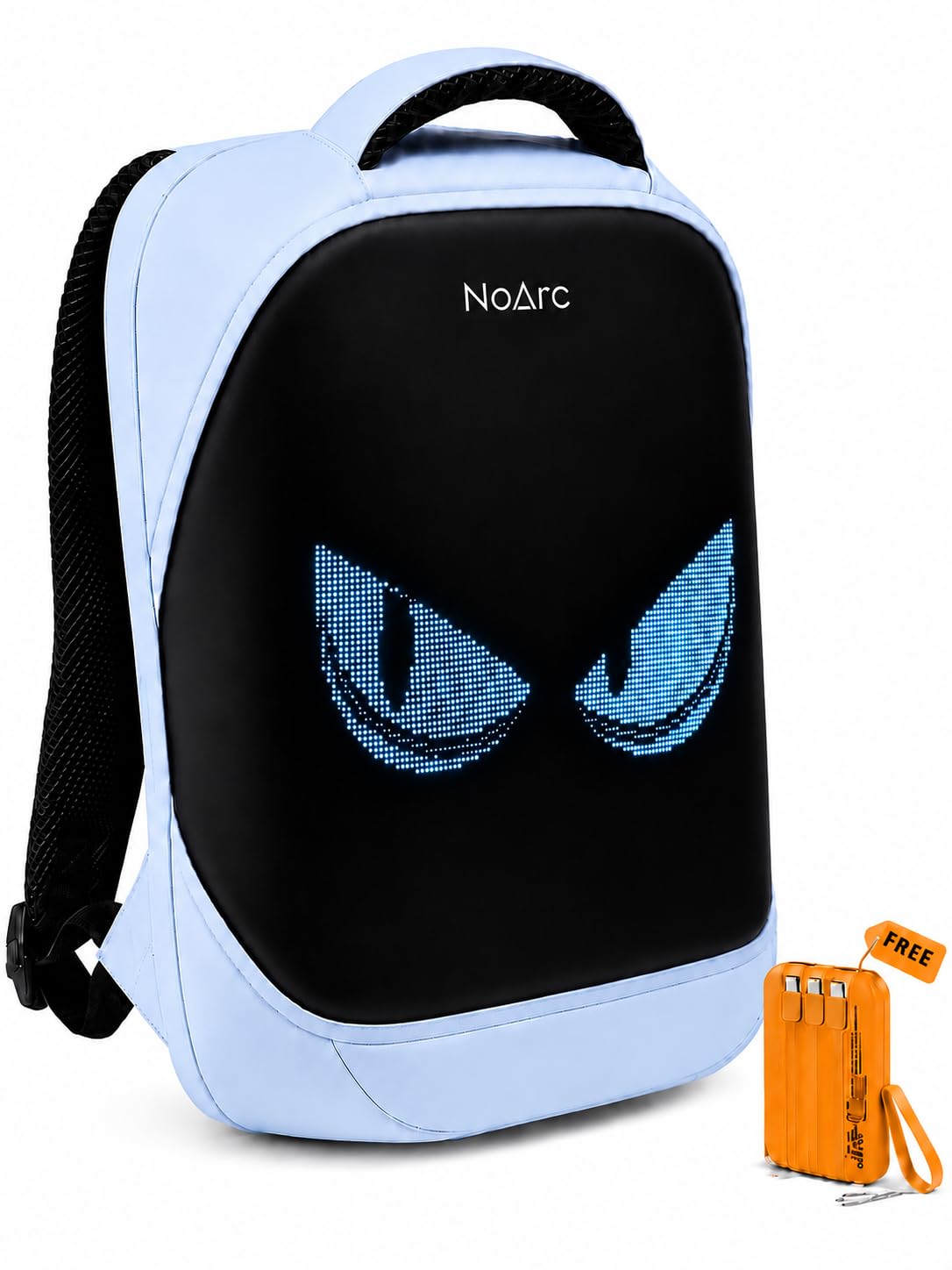 LED Pixel Display Smart Laptop Backpack, Waterproof Travel & Creator Backpack 20l-image-1
