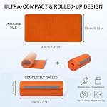 Porte-phone pliable en silicone portable, support de téléphone en aluminium flexible en silicone, conception pliante plieuse inclinable, pour tablette téléphonique (Orange)