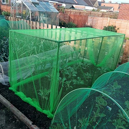 Fruit and Vegetable Protective Cage Supplied with Green Butterfly Netting (2.4m Long)