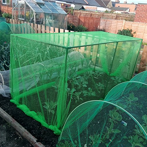Fruit and Vegetable Protective Cage supplied with Green Butterfly Netting (105cm Green)