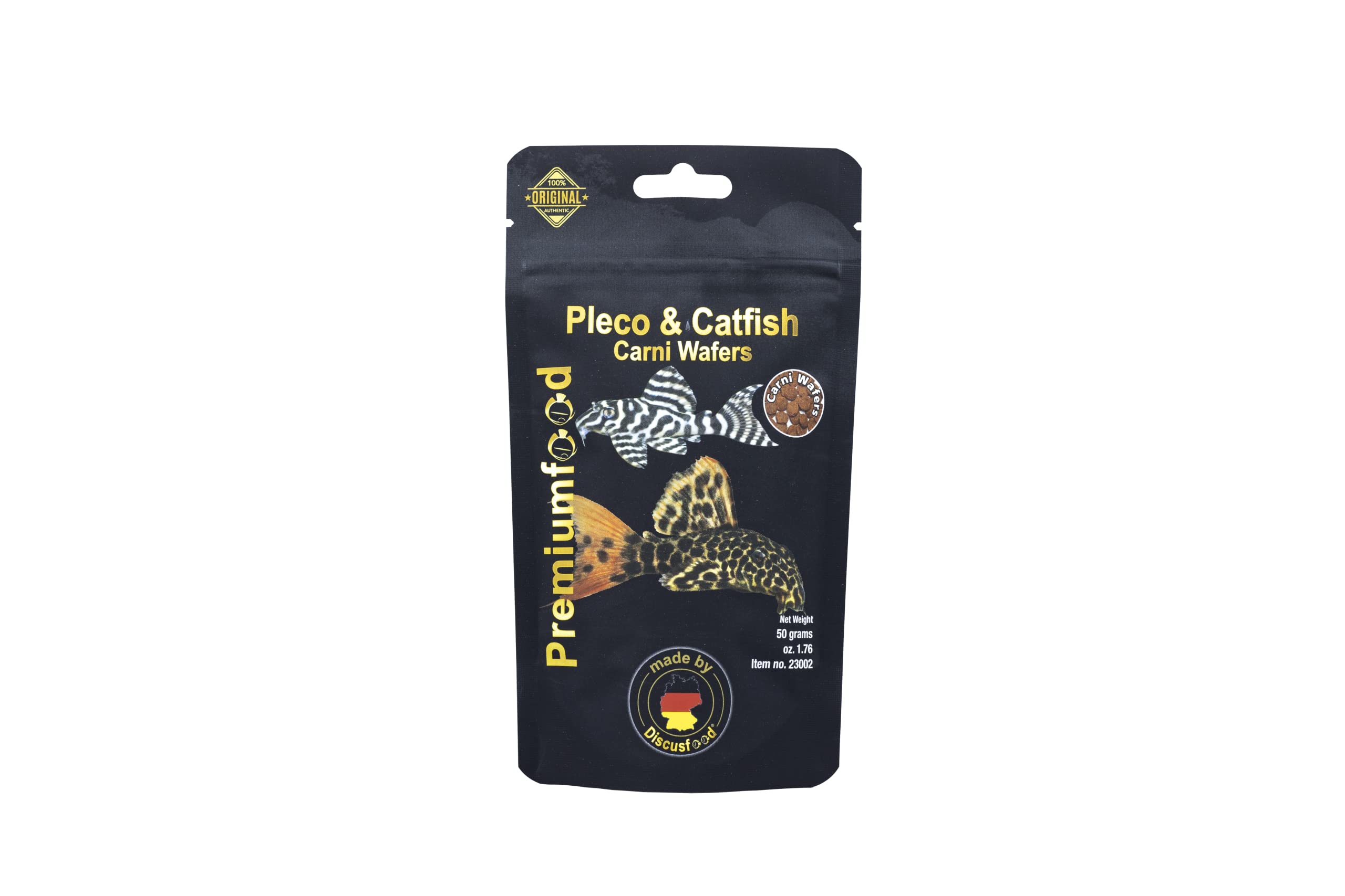 Gaufrettes Pleco et poisson chat Carni Discusfood pour un aquarium sain