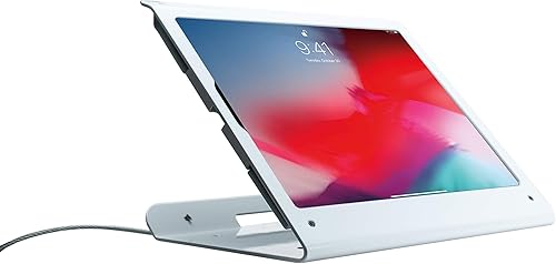 Quiosco de disuasión de robo - Soporte giratorio elegante para quiosco disuasorio de robo CTA con giro opcional para transacciones minoristas y