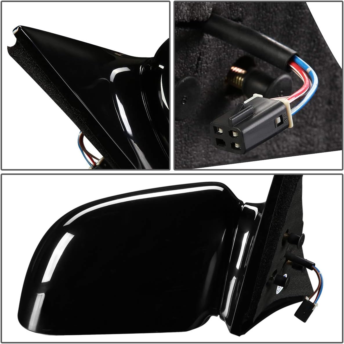 DNA Motoring OEM-MR-GM1321156 Factory Style Powered Right Side Door Mirror