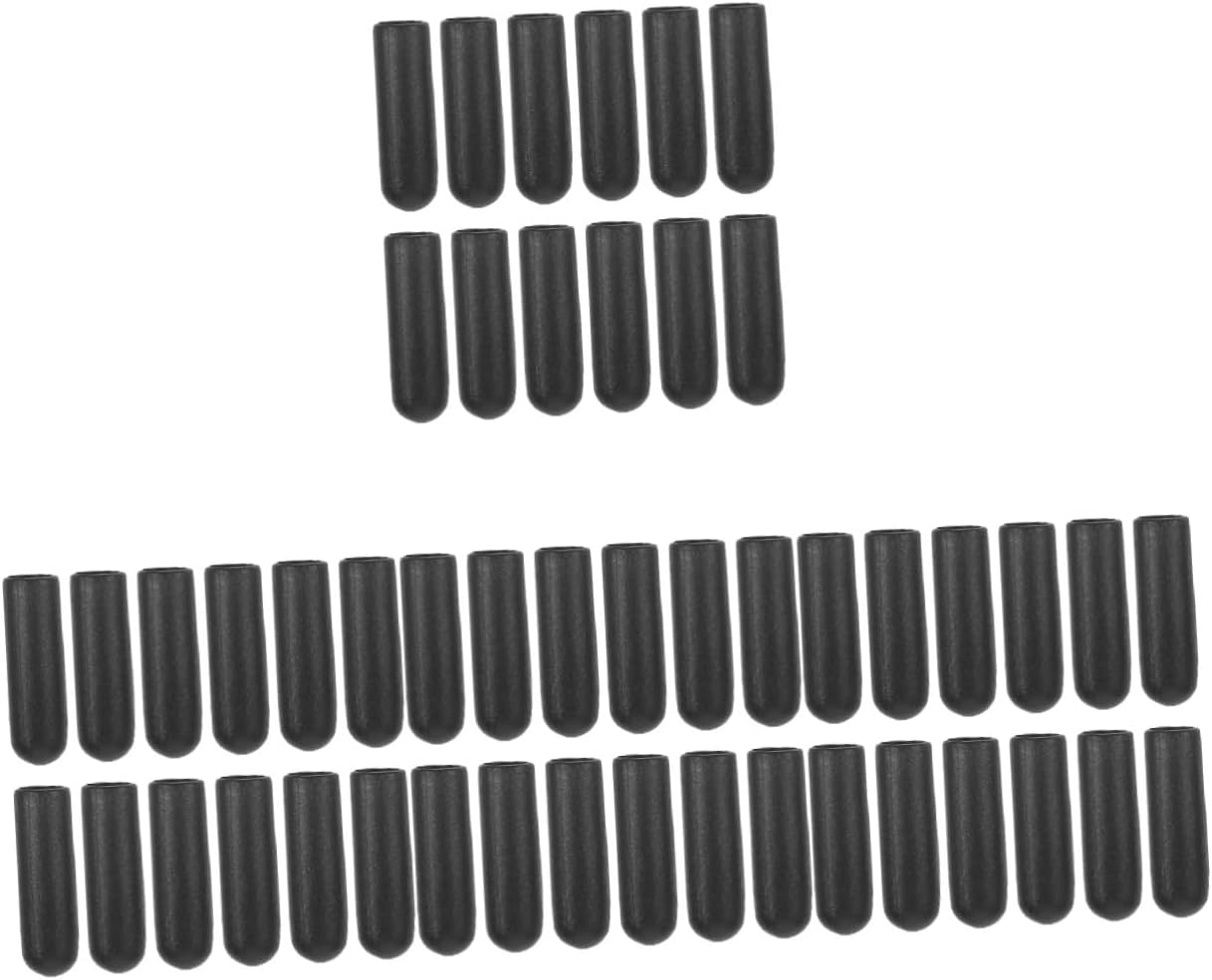 FOMIYES 200pcs Diy Cord Stoppers Toggles Reusable Rope Locks Plastic Cord End Locks Wide Application for Shoelace Cap Rope Belt