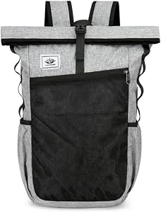 Multifunctional Sports Backpack – Lightweight Foldable Hiking Equipment, Waterproof Camping Backpack in Stylish Grey