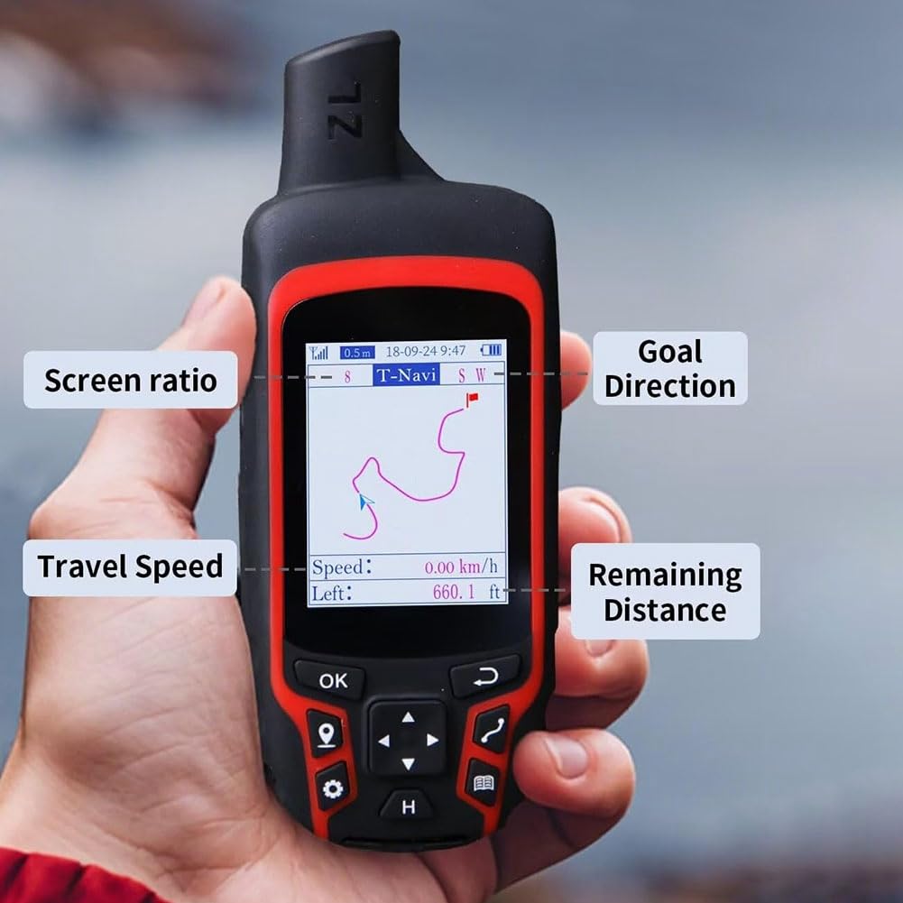 Per il e L'Escursionismo, GPS Portatile A6 con Supporto Multi-GNSS, di Navigazione GPS per Appassionati di Attività All'Aperto.