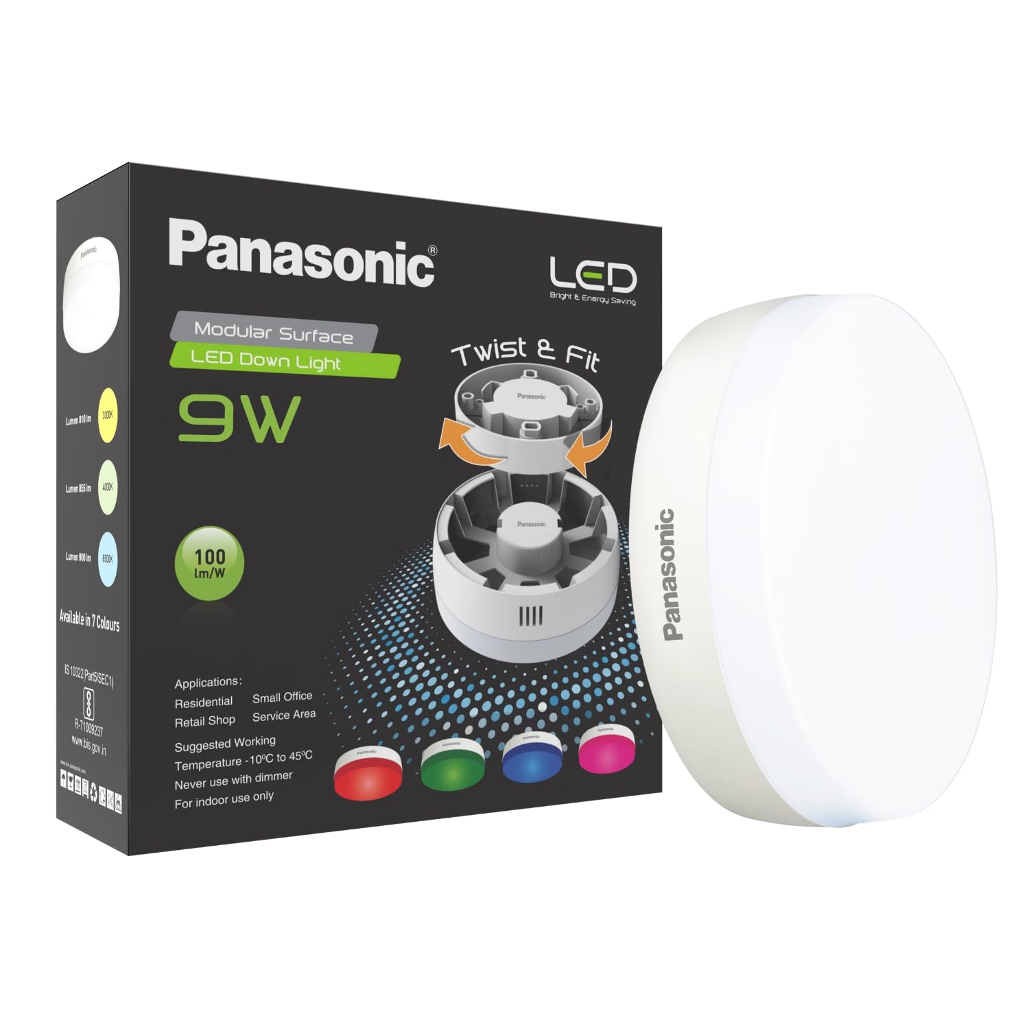 Panasonic 15W LED Twist Downlight - Natural Daylight -20