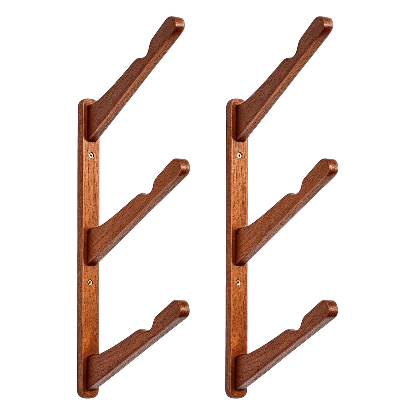 Buxuaaaa Space Saving Wooden Board Rack Sport Equipment Organizers Designed for Surfboards Longboards and Snowboards with 3 Layers Multiple Sport Equipment Organizers