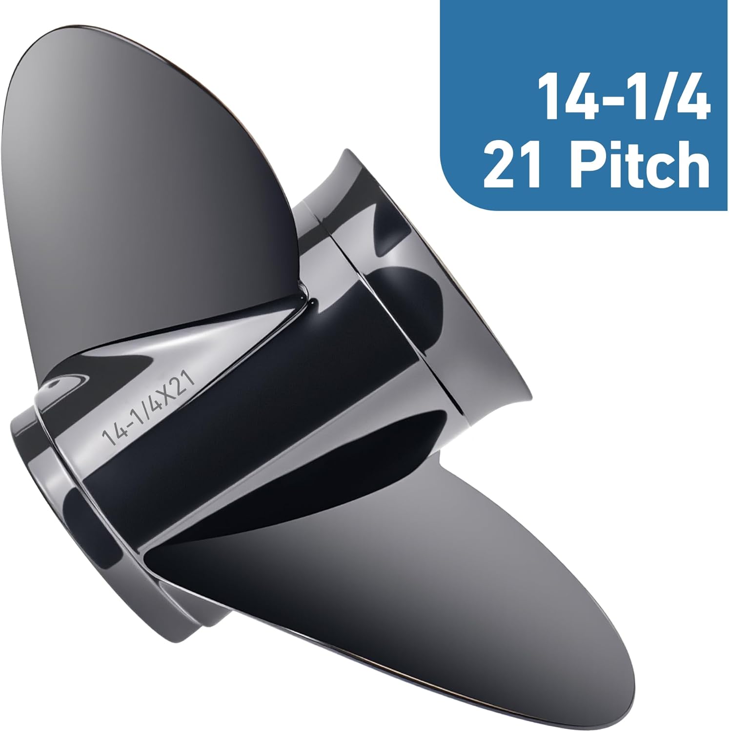 Propeller 14.25X21P RH 15 Spline Tooth with Hub Kit 835257Q1 for Mercury Black Max Outboard 135 150 175 200 220 225 250 300 HP MerCruise Stern Drive Alpha Bravo Aluminum Prop 48-832832A45