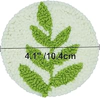 Vista 2 de Kit de Aguja de Perforación Mefatus para Principiantes Adultos Niños Fácil Kit de Bordado de Aguja de Perforación Herramienta Enhebrador Tela Aro