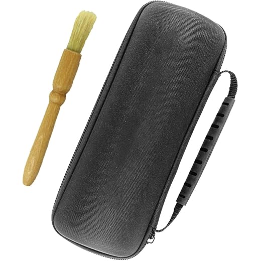 ATORSE Hard Eva Carrying Case For Manual Coffee Grinder Travel Case For Home Office Bag With Brush