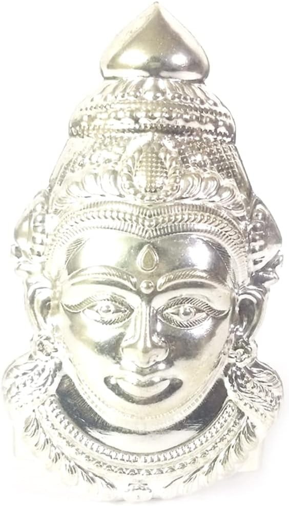 AMKL Laxmi Mukhota , Silver, (Pack of 1)