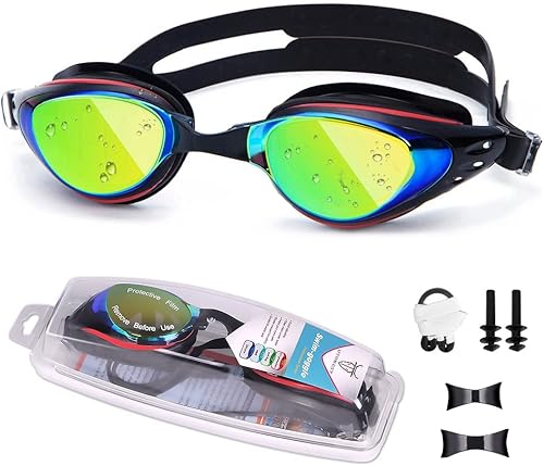 UTOBEST Gafas de natación miopes para hombres y mujeres, gafas de natación miopes para adultos, jóvenes y niños