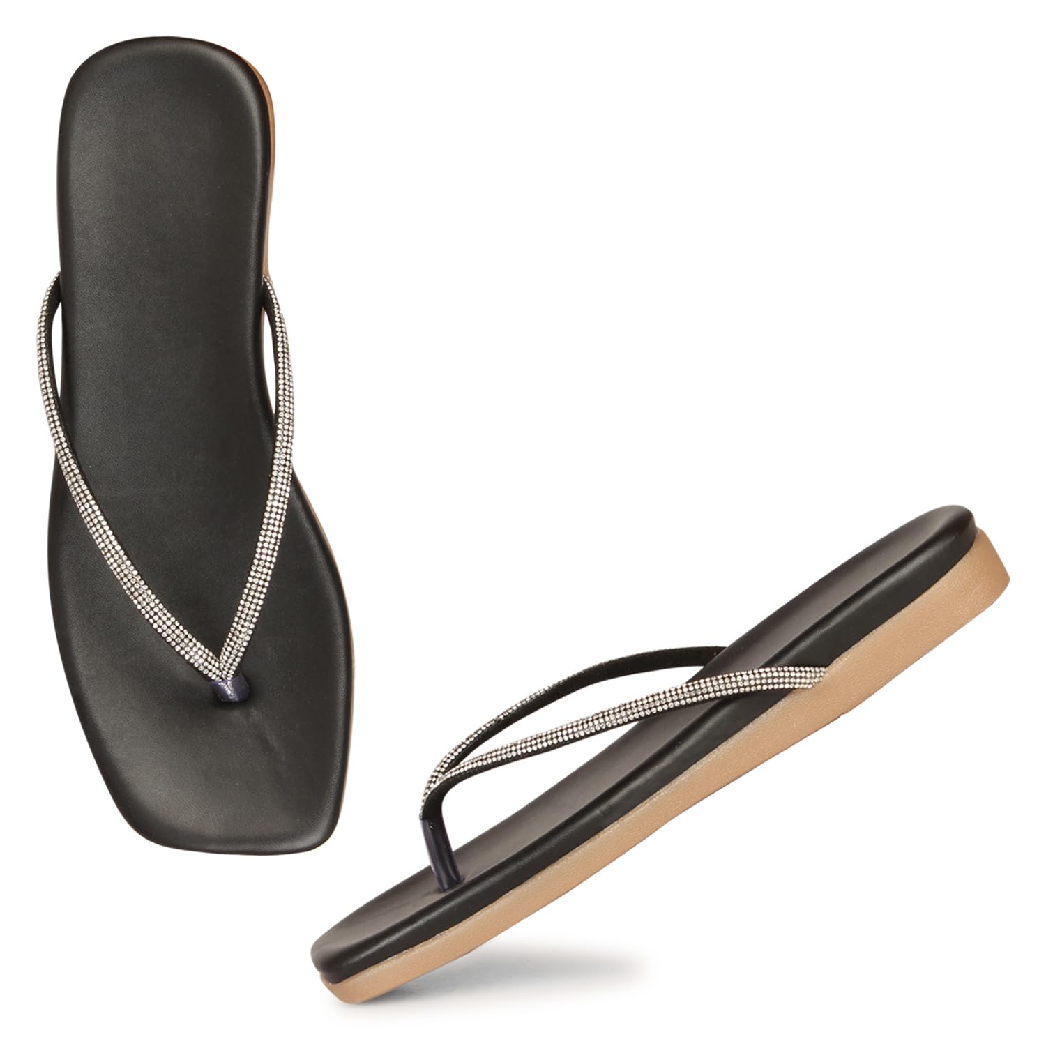 shoegazing Fashion Slippers for Women, Fancy Design Slip on Flats| Fancy Trendy Flats For Ladies, Girls and Women Slippers (BLACK, 8) (B0D4MJXY1Y) Amazon Price History, Amazon Price Tracker