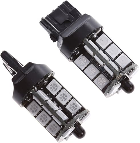 Miniatura 4 de 1797 Bombilla LED RGB 7440 T20, color ámbar, blanco, rojo, multicolor, 16 luces de freno que cambian de color, señal de giro, cola inversa, luz