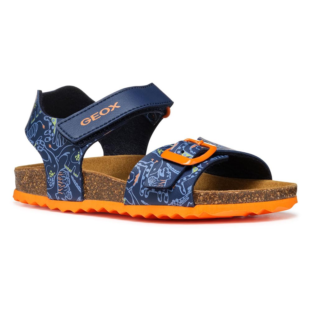 Geox Ghita Boy Sandalen/Sandaletten Jungen Blau/Gelb Sandalen/Sandaletten Shoes