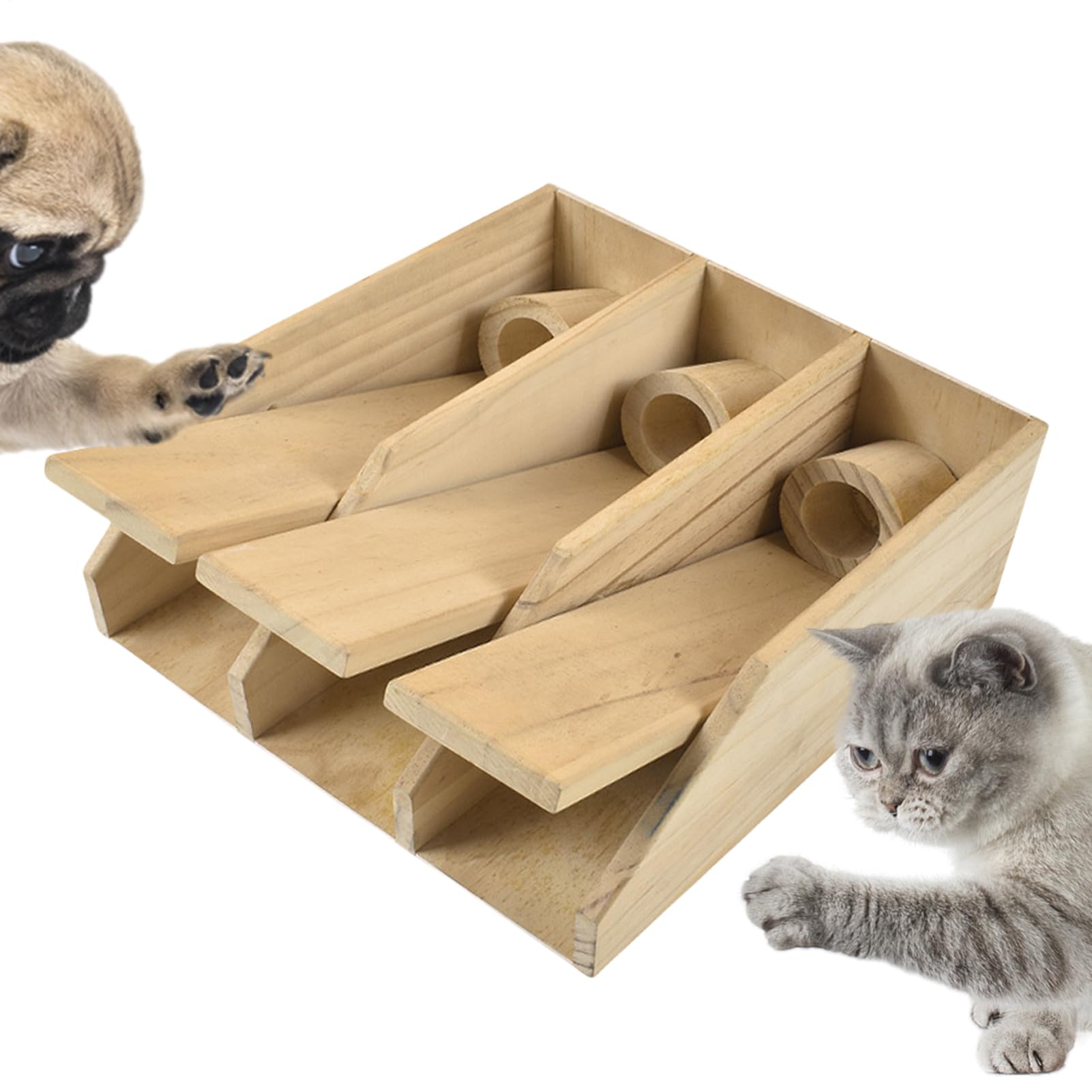 Juguete Para Perros Con Premios Piano Teclado Lento Para Perros | De Madera Interactivo Dispensador Mordedor Reduce Estrés Favorece Alimentación Lenta Juego Interior Entrenamiento