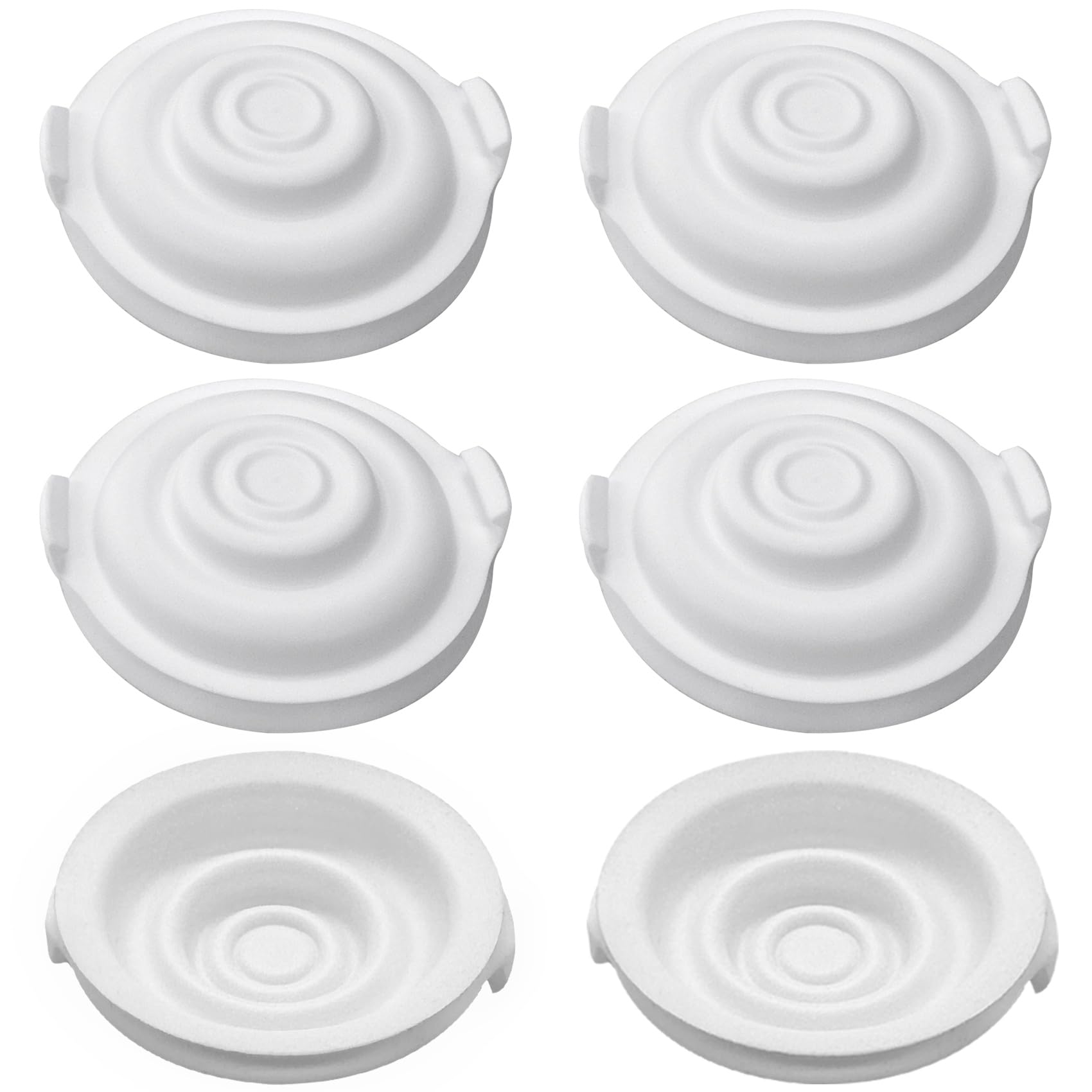 Replacement 6 Silicone Membrane/Diaphragm Compatible with Elvie Wearable Breast Pump, Accessories Made by Durceler, Not Original Elvie Pump Parts,