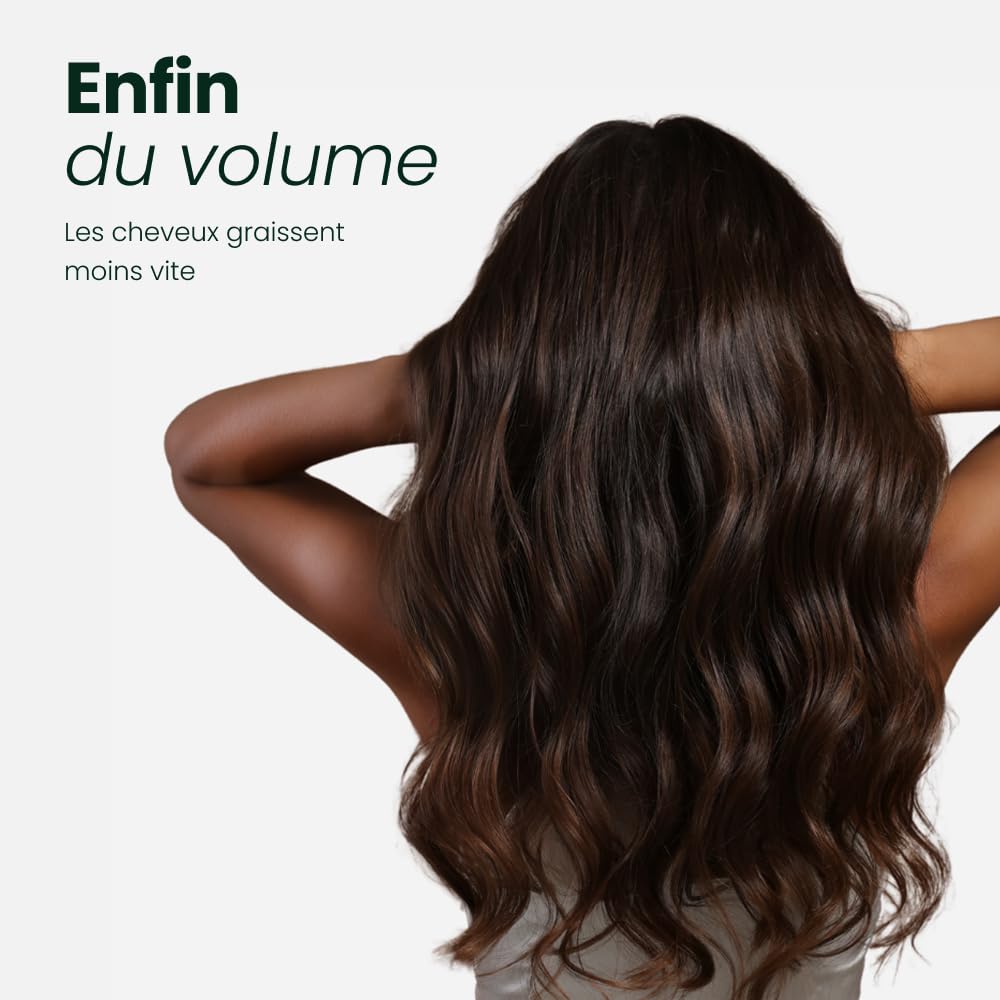 YODI - Shampoing Poudre 100% Ingrédients d'Origine Naturelle - Lot de 3 - Volume & Brillance - Douceur De Lait D'Amande - Cheveux Normaux/Tendance Grasse - 40g ≃ 250 ml de shampoing liquide