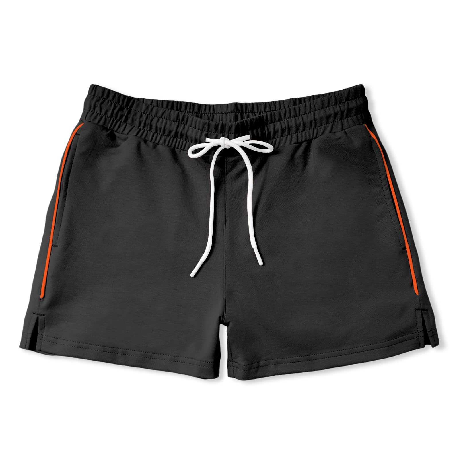 FIROTTII Mens Athletic Sweat Shorts 3 Inch Cotton Soft Casual with Pockets Gym Workout Running Short