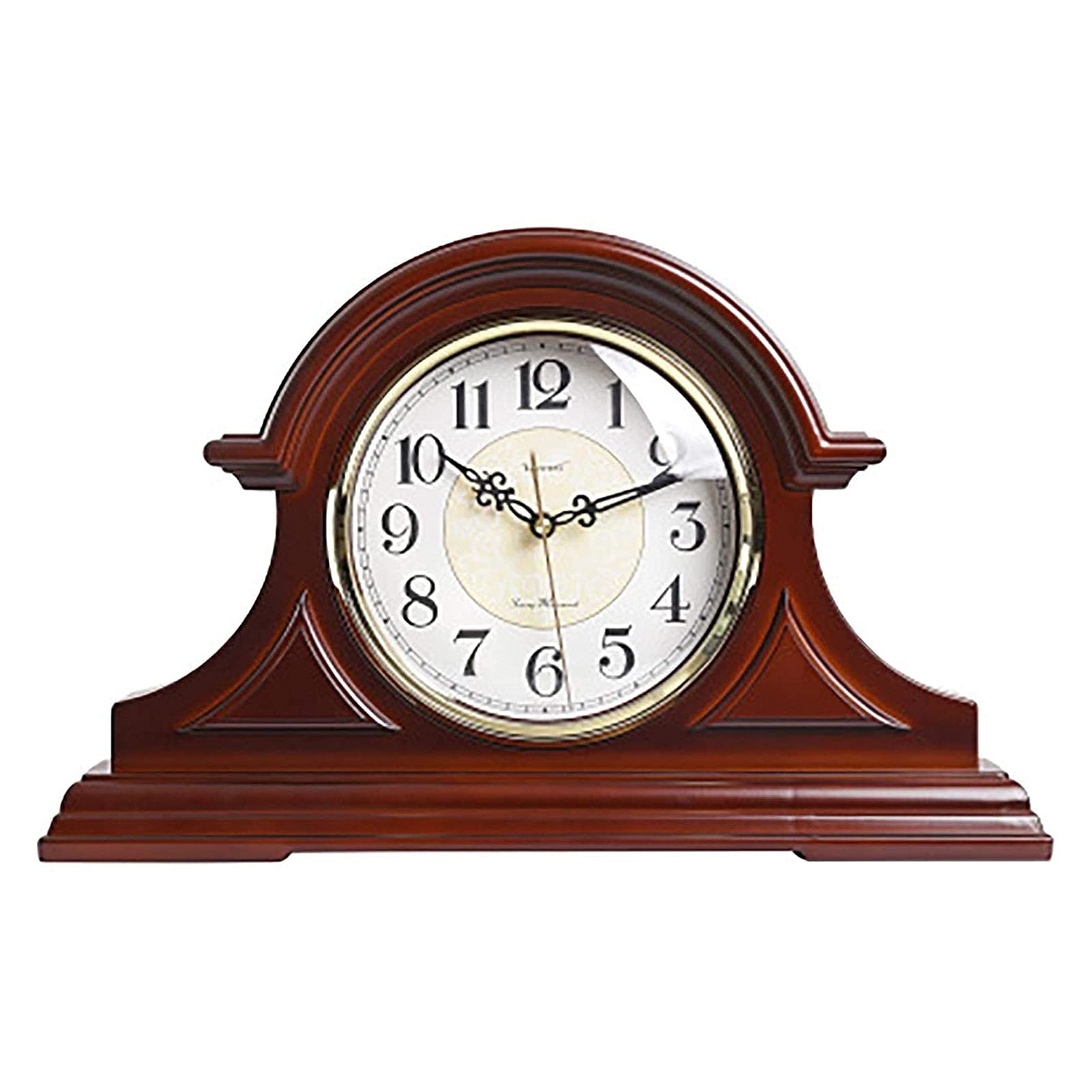 Amazon.co.jp: マンテル時計木製サイレントマンテル時計ホーム