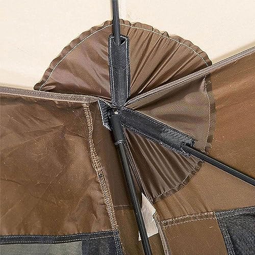 Clam CLAM-ES-9879 Quick-Set Escape 11.5 X 11.5 Ft Portable Pop-Up Outdoor Camping Screen Tent 6-Sided Canopy Shelter W/ Netting thumb #8