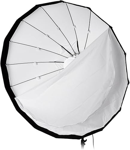 Miniatura 4 de Pro Studio Solutions EZ-Pro - Plato de belleza y caja de luz de 48 pulgadas (47.2 in) con Speedotron Speedring  Plato de belleza plegable suave con