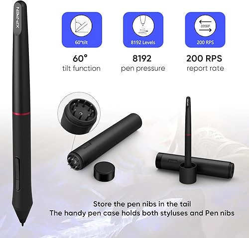 Miniatura 4 de XP-PEN Artist24 Pro Pantalla para lápiz de dibujo, resolución 2K, 23.8 pulgadas, compatible con una conexión USB-C a USB-C, 20 teclas de acceso