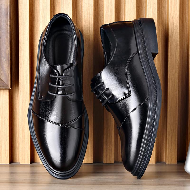 Image of kkdom Mens Dress Shoes Classic Lace up Formal Oxford Business for Men