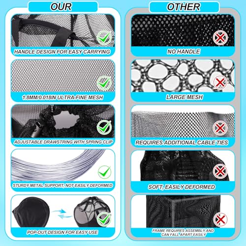 Pop Up Pond Filter Bag con malla ultrafina de 9.8 in miniatura 3