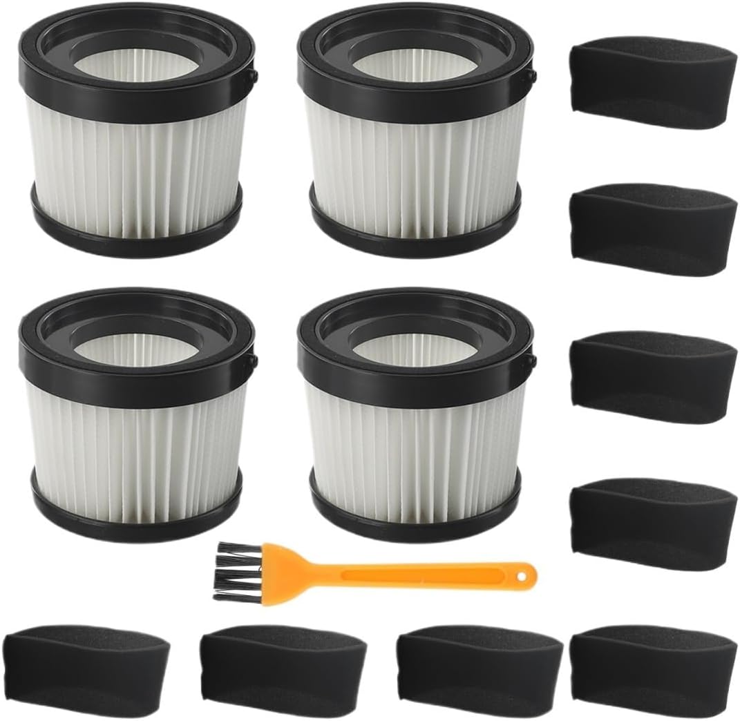 DCV5011H，Compatible for DCV501HB Cordless Handheld Vacuum Sleeve Filters Vacuum Cleaners are Washable and Reusable(4 Pack)