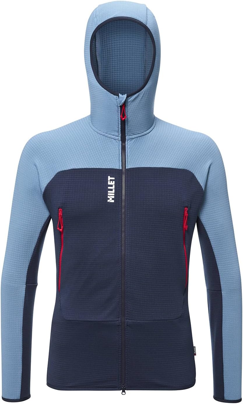 MILLET - MILLET ミレー 高機能フリースジャケット MIV9024 紺 メンズM新品 フュージョングリッド フーディ | Millet(ミレー)公式通販