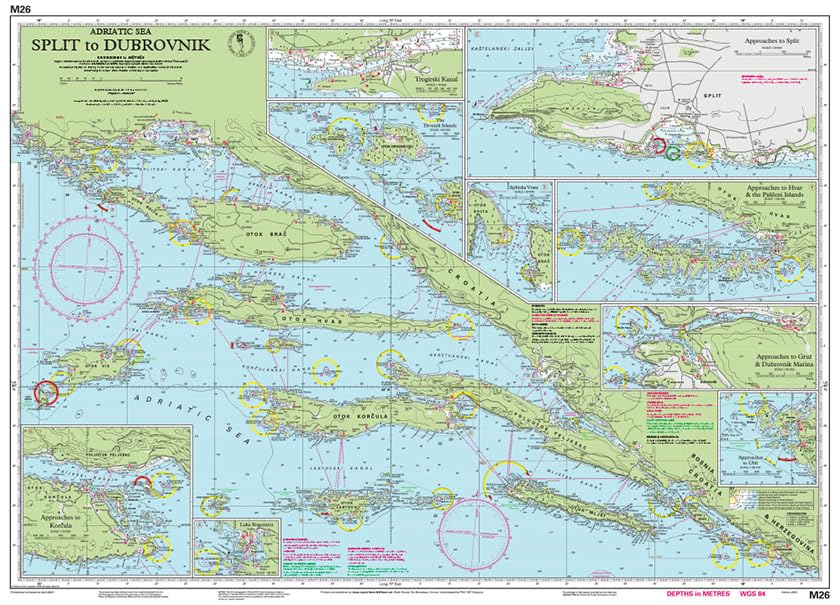 M26 Split to Dubrovnik: 26 (M Charts)