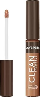 Covergirl Clean Invisible Concealer, Lightweight, Hydrating, Vegan Formula, Golden Caramel 180, 0.23oz