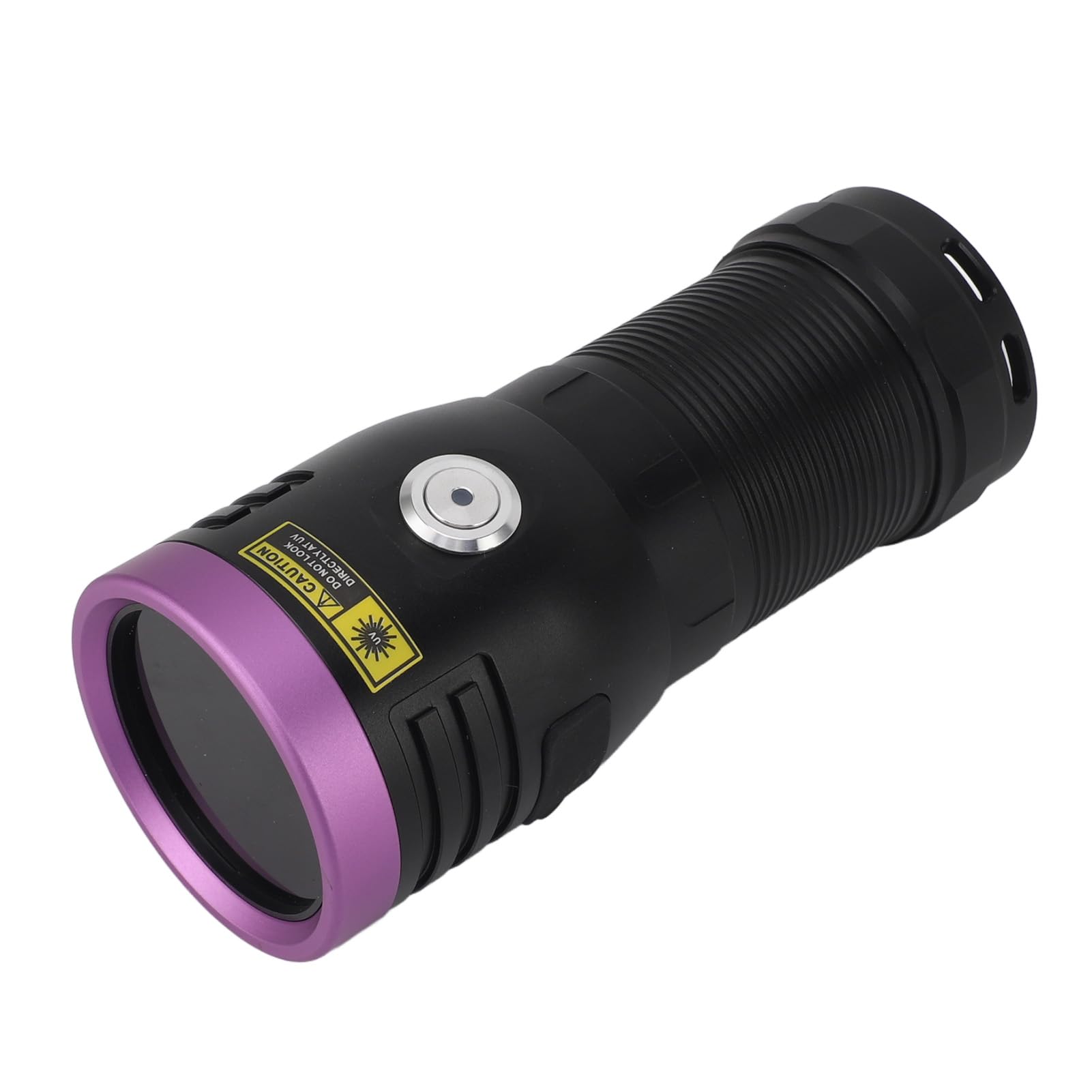 365 nm Luz negra Linterna UV LED Detector de antorcha portátil de mano para orina de perro Manchas de mascotas Curado de resina Aleación de aluminio 142 mm 5,6 pulgadas