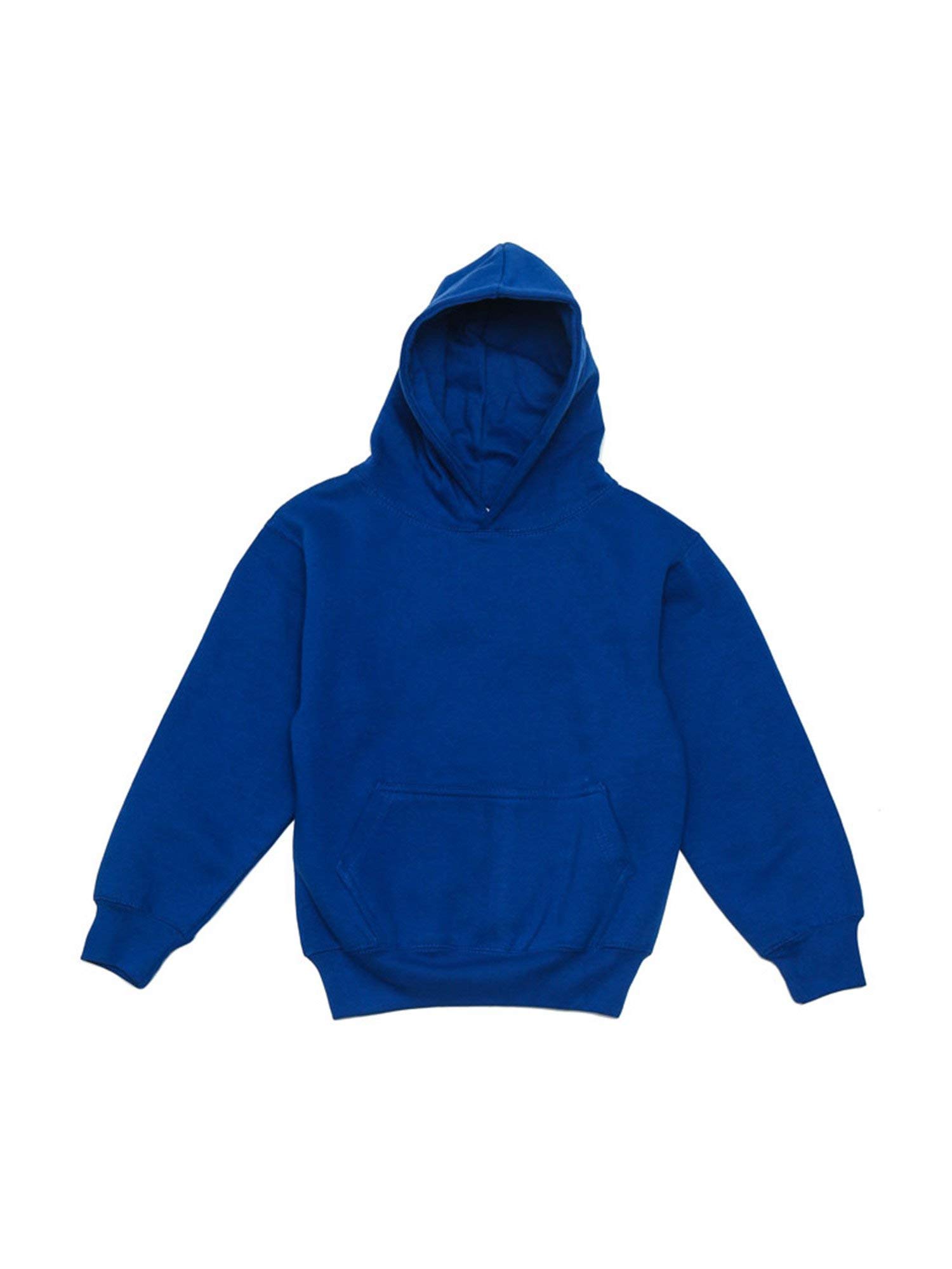 G-Style USAYouth Preshrunk Basic Pullover Hoodie YH13176 - Royal Blue - Small -S9E