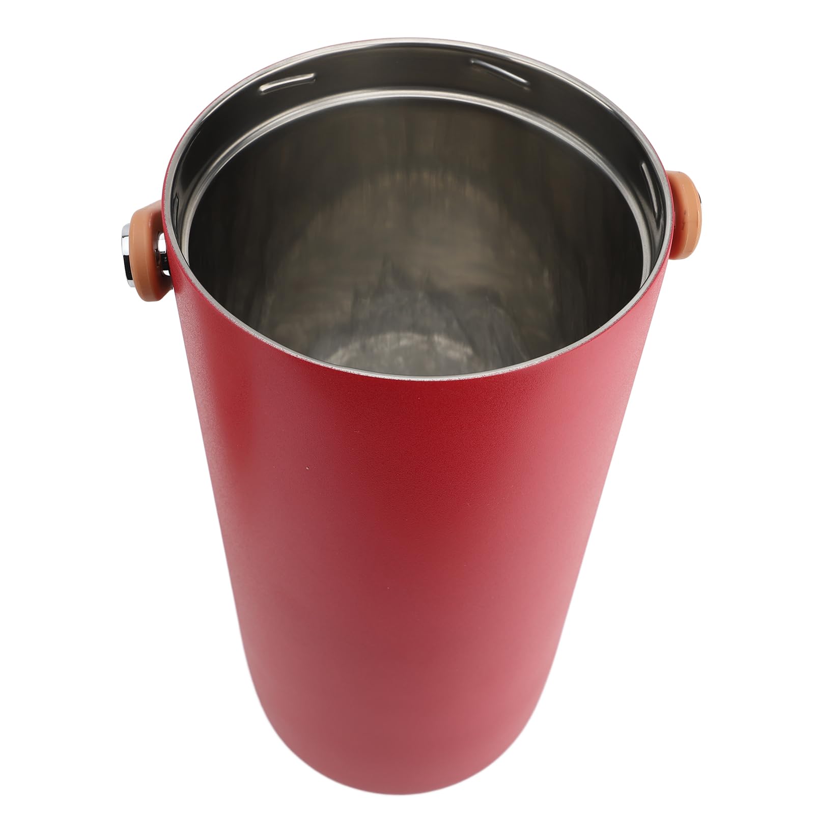 Sorandy Isoliertes Food -Glas aus Rostfreiem Stahl, Vakuum -Isolierfutterthermo, Tragbarer Stapelbarer Lebensmittelbehälter mit Leckerem Design für die Büroschule Im Freien (Rot)