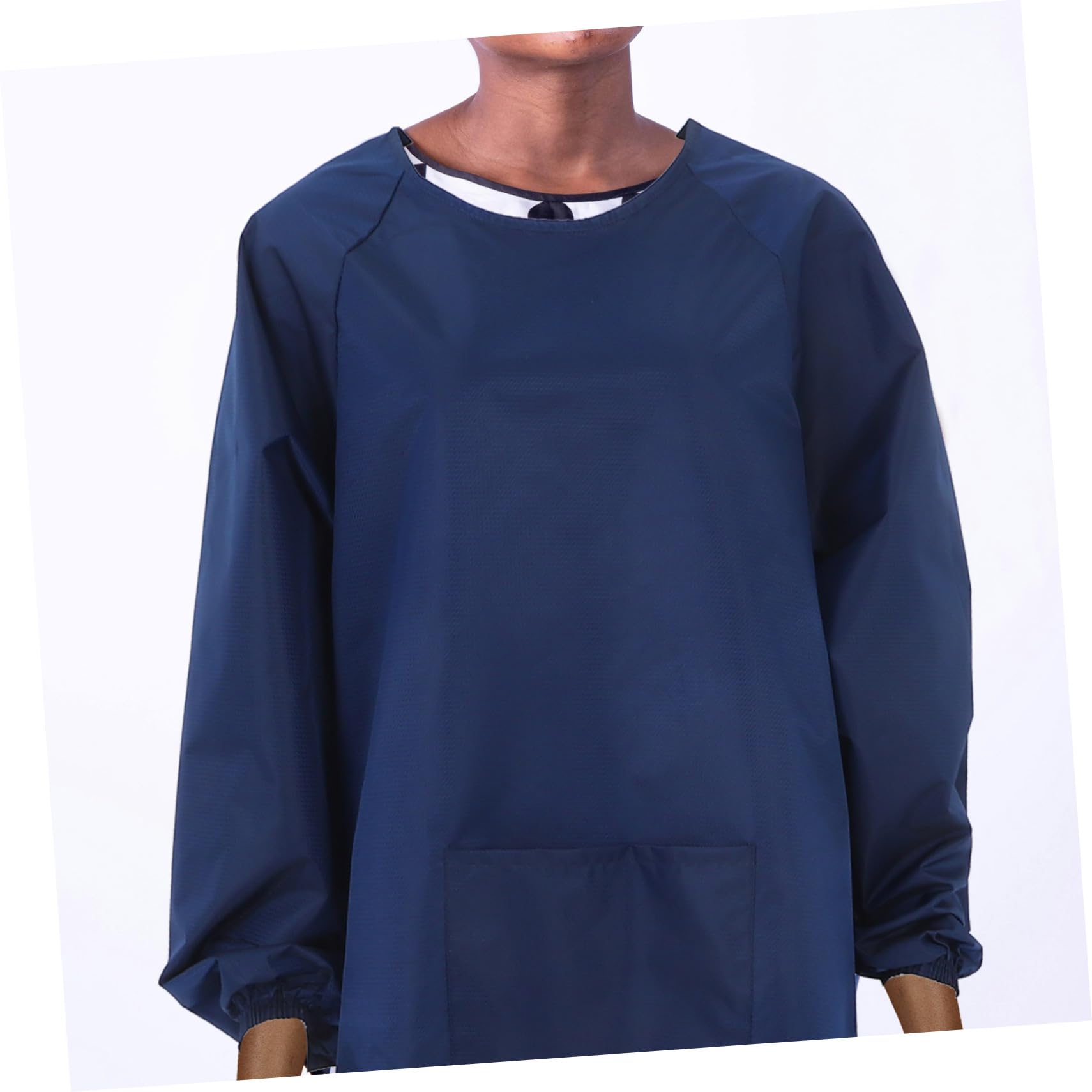 NUOBESTY Tablier Tissu Résistant à L'huile L'abrasion Long Imperméable à Manches Longues pour Homme et Femme Tâches Ménagères Cuisine