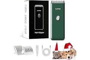 Professional Household Low Noise Pet Hair Clippers by Tileon