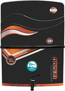 ONIL Copper + Alkaline RO+UV+UF+TDS ADJUSTER with 12 Liter Tank capacity Water Purifier with pure Copper Charge Technology... Price In India