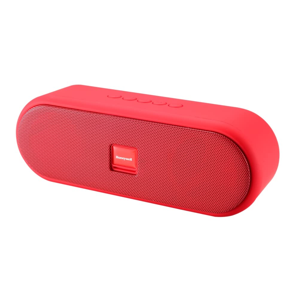 Honeywell Suono P200 Wireless 10W Bluetooth V5.0 Speaker, Upto 15Hrs Playtime, Upto 200Hrs Standby time, IPX4, Premium Stereo Sound with 57mm*2 drivers, Multi compatibility via SD Card,3.5mm Aux &USB