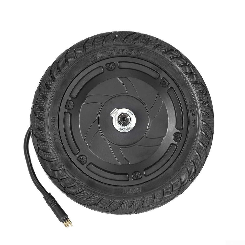 Roue de moteur de scooter électrique 36 V 350 W avec pneu de 21,6 cm, moyeu en alliage d'aluminium pour moyeu arrière de rechange Kugoo S1